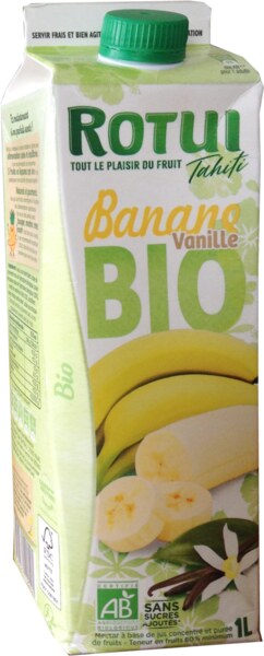 Fruchtsaft BIO - Bananen Nektar mit Vanille