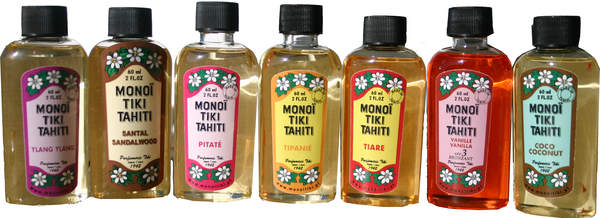 Kollektion von 7 Monoi aus Tahiti 60ml