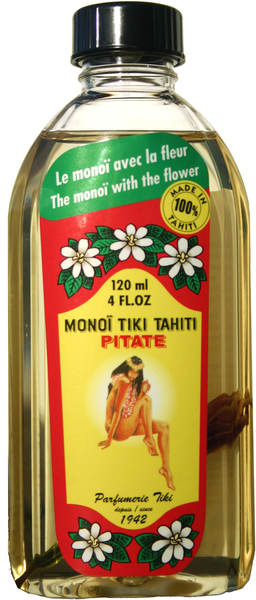 Monoi Tahiti Jasmin (Pitate) mit Tiareblume - 120 ml - Tiki