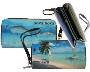 Geldbeutel Bora Bora Aufdruck