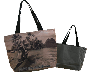 Tasche mit Aufdruck - Vintage