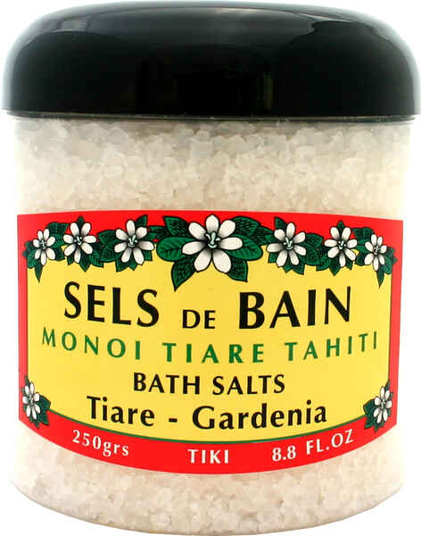 Bath salts with Tahitian Monoi